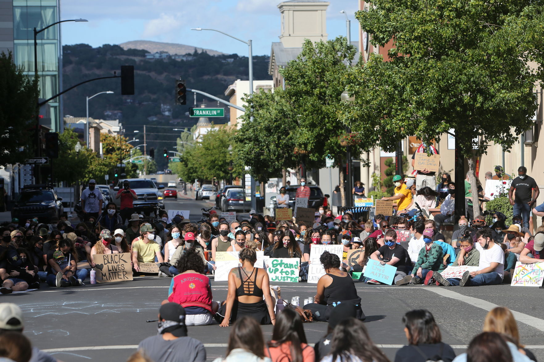 Napa protest against police brutality